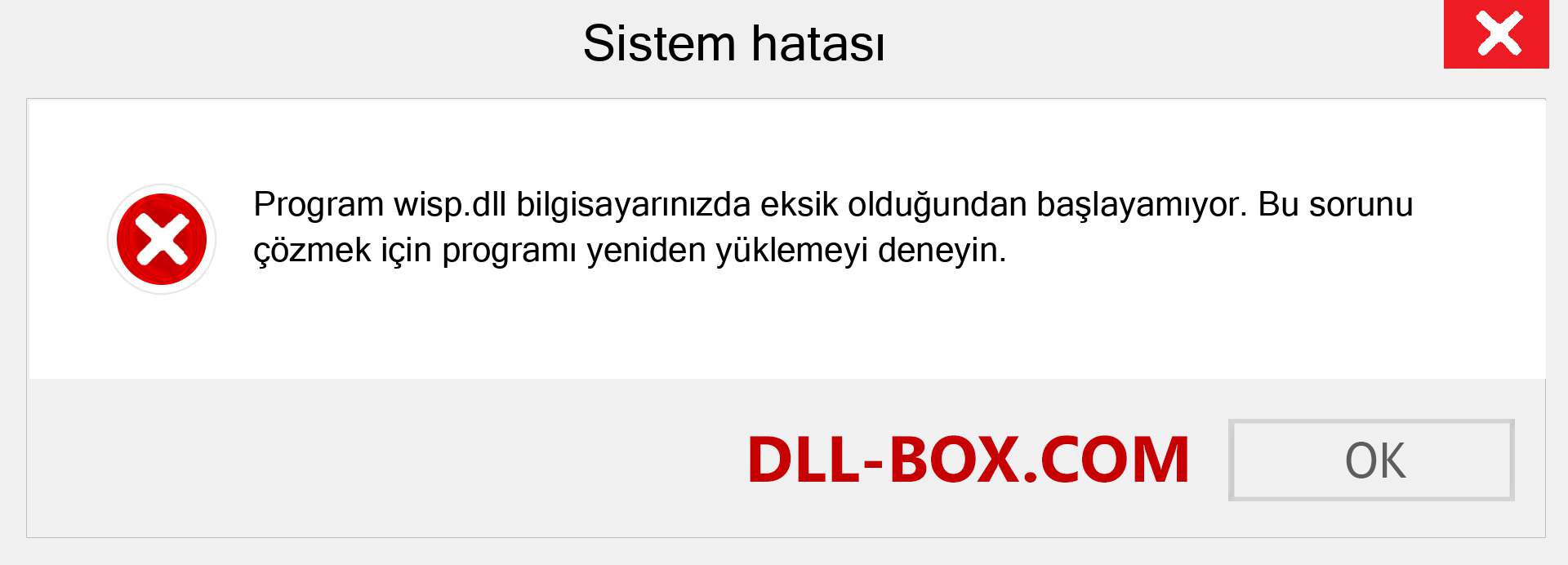 wisp.dll dosyası eksik mi? Windows 7, 8, 10 için İndirin - Windows'ta wisp dll Eksik Hatasını Düzeltin, fotoğraflar, resimler